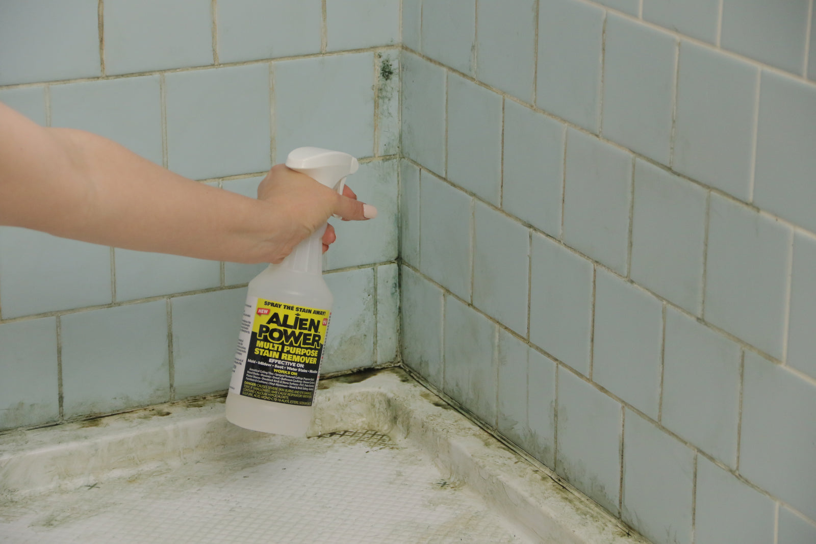 Tackle Bathroom Tile Mildew